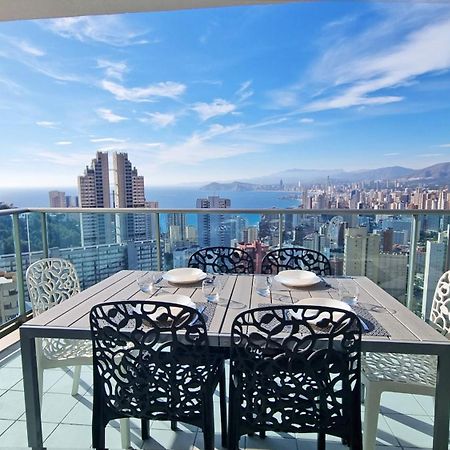 Skyline 18 Terraza Privada Con Impresionantes Vistas Al Mar Apartment Benidorm Luaran gambar